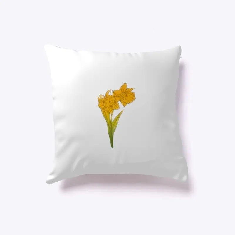 Minimalist Daffodils T-shirt Women