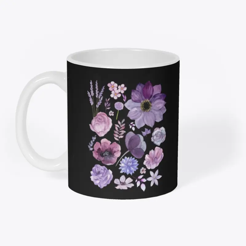 Purple Flower Print