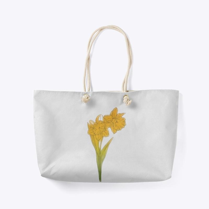 Minimalist Daffodils T-shirt Women