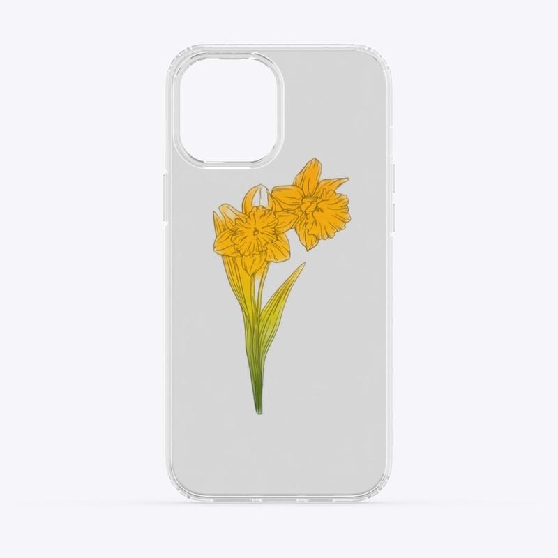 Minimalist Daffodils T-shirt Women