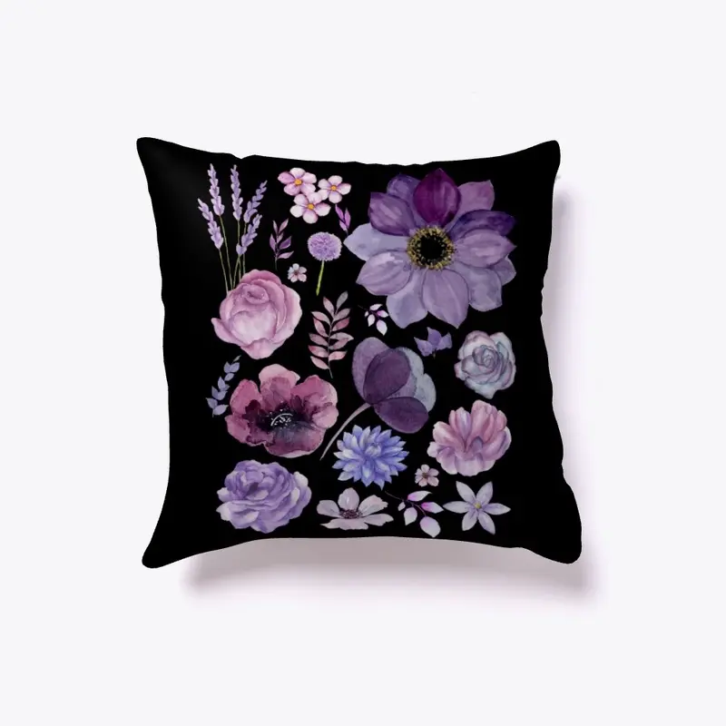 Purple Flower Print